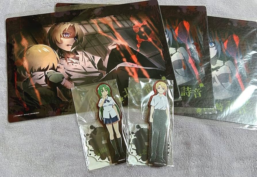 ひぐらしのなく頃に　アクリルスタンド　まとめ売り ひぐらしのなく頃に 白川郷天守閣限定 アクリルスタンド 園崎